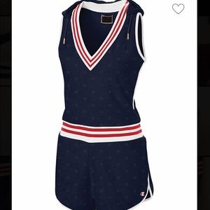 New with tag Champion
Striped Terry Cloth Romper